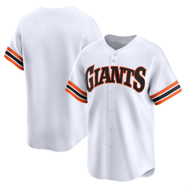 San Francisco Giants Blank White Fedasgoge Cooperstown Collection Limited Stitched Jersey