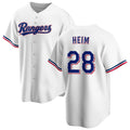 Texas Rangers #28 Jonah Heim White Fedasgoge Cool Base Stitched Jersey