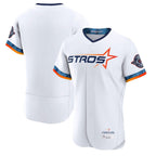 Houston Astros Blank Player White Fedasgoge City Connect Limited Elite Home Stitched Jerseys