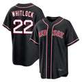 Boston Red Sox #22 Garrett Whitlock Player Black Fedasgoge Out Home Game Stitched Jerseys