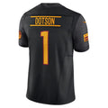 W.Commanders #1 Jahan Dotson Alternate Vapor F.U.S.E. Limited Jersey - Black Fedasgoge