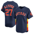 Houston Astros #27 Jose Altuve Navy Fedasgoge Alternate Limited Player Jersey