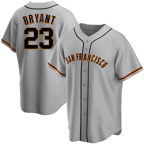 San Francisco Giants #23 Kris Bryant Gray Fedasgoge Cool Base Jersey