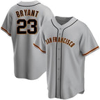 San Francisco Giants #23 Kris Bryant Gray Fedasgoge Cool Base Jersey