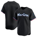 Miami Marlins Black Fedasgoge Alternate Limited Jersey