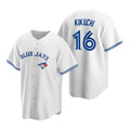 Toronto Blue Jays #16 Yusei Kikuchi White Fedasgoge Cool Base Stitched Jersey