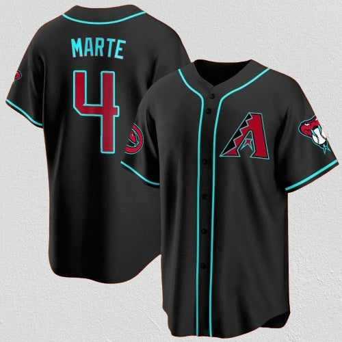 Arizona Diamondbacks #4 Ketel Marte Black Fedasgoge 2024 Cool Base Stitched Jersey