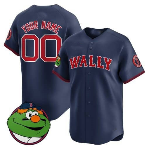 Custom Boston Red Sox Wally Vapor Premier Limited Jersey ¨C Navy Fedasgoge
