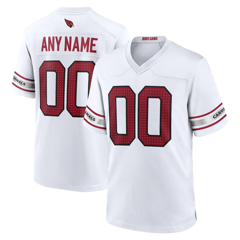 Custom A.Cardinals White Fedasgoge Game Jersey