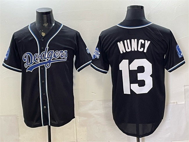 Los Angeles Dodgers #13 Max Muncy B2B Champs 2026 Black Fedasgoge Out Style Vapor Limited Stitched Jersey