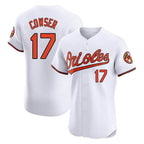 Baltimore Orioles #17 Colton Cowser Player White Fedasgoge Limited Elite Home Game Stitched Jerseys