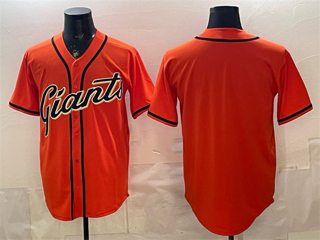 San Francisco Giants Blank Orange Fedasgoge Cool Base Stitched Jersey
