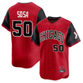 Chicago White Sox #50 Lenyn Sosa Player Red Fedasgoge City Connect Limited Home Stitched Jerseys