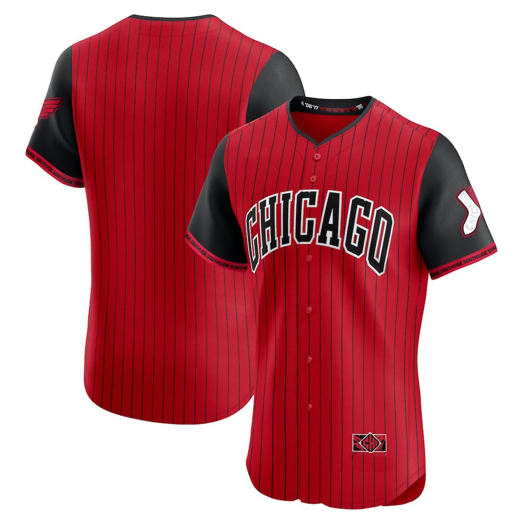 Chicago White Sox Red-Black Fedasgoge 2025 City Connect Elite Jersey