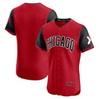 Chicago White Sox Red-Black Fedasgoge 2025 City Connect Elite Jersey