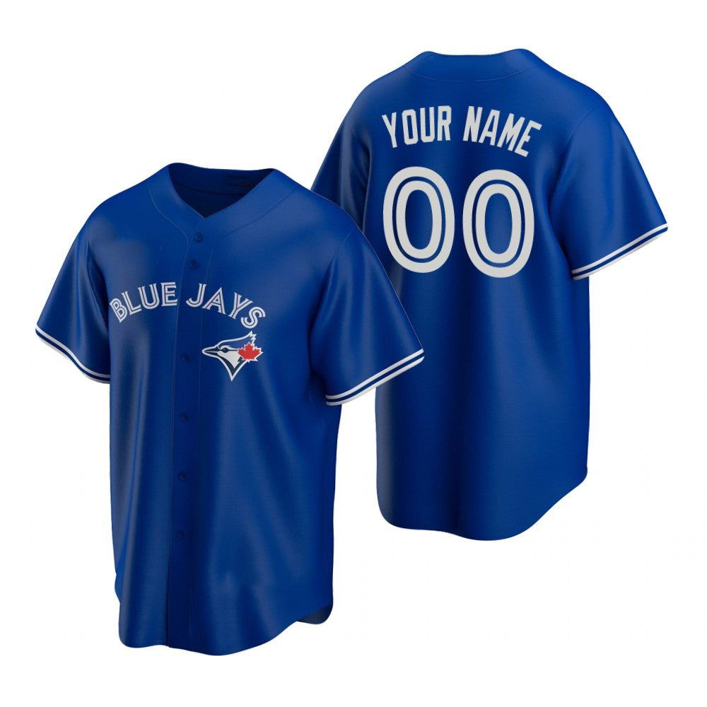 Custom Toronto Blue Jays Royal Fedasgoge Stitched Cool Base Jersey