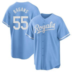Kansas City Royals #55 Cole Ragans Player Light Blue Fedasgoge Home Game Stitched Jerseys
