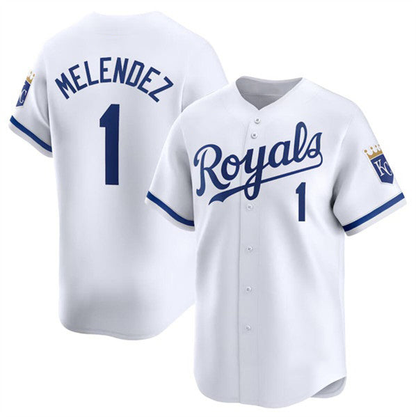 Kansas City Royals #1 MJ Melendez White Fedasgoge 2024 Home Limited Stitched Jersey