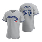 Toronto Blue Jays #90 Adam Cimber Gray Fedasgoge Road Flex Base Player Jersey