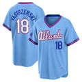 Atlanta Braves #18 Mike Yastrzemski Powder Blue Fedasgoge 2026 City Connect Stadium Jersey