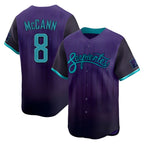 Arizona Diamondbacks #8 James McCann Player Purple Fedasgoge City Connect Limited Home Game Stitched Jerseys