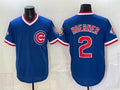 Chicago Cubs #2 Nico Hoerner Royal Fedasgoge 150th Anniversary Throwback Vapor Limited Stitched Jersey