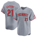 Cincinnati Reds #21 Hunter Greene Player Gray Fedasgoge Home Limited Stitched Jerseys