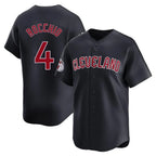 Cleveland Guardians #4 Brayan Rocchio Player Navy Fedasgoge Limited Home Game Stitched Jerseys