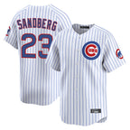 Chicago Cubs #23 Ryne Sandberg Player White Fedasgoge Limited Home Game Stitched Jerseys