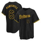 Baltimore Orioles #6 Ryan Mountcastle Player Black Fedasgoge Snake Skin City Home Game Stitched Jerseys