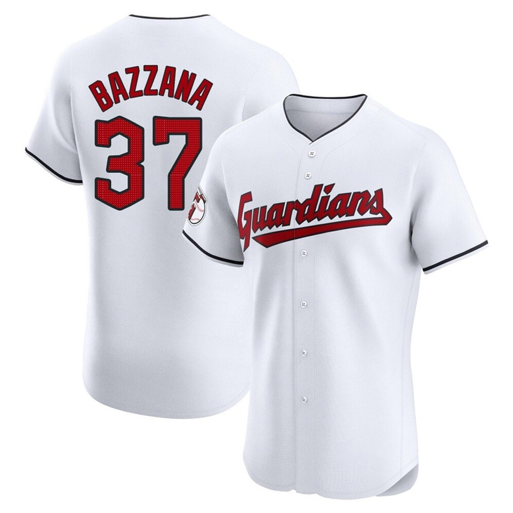 Cleveland Guardians #37 Travis Bazzana Player White Fedasgoge Limited Elite Home Stitched Jerseys