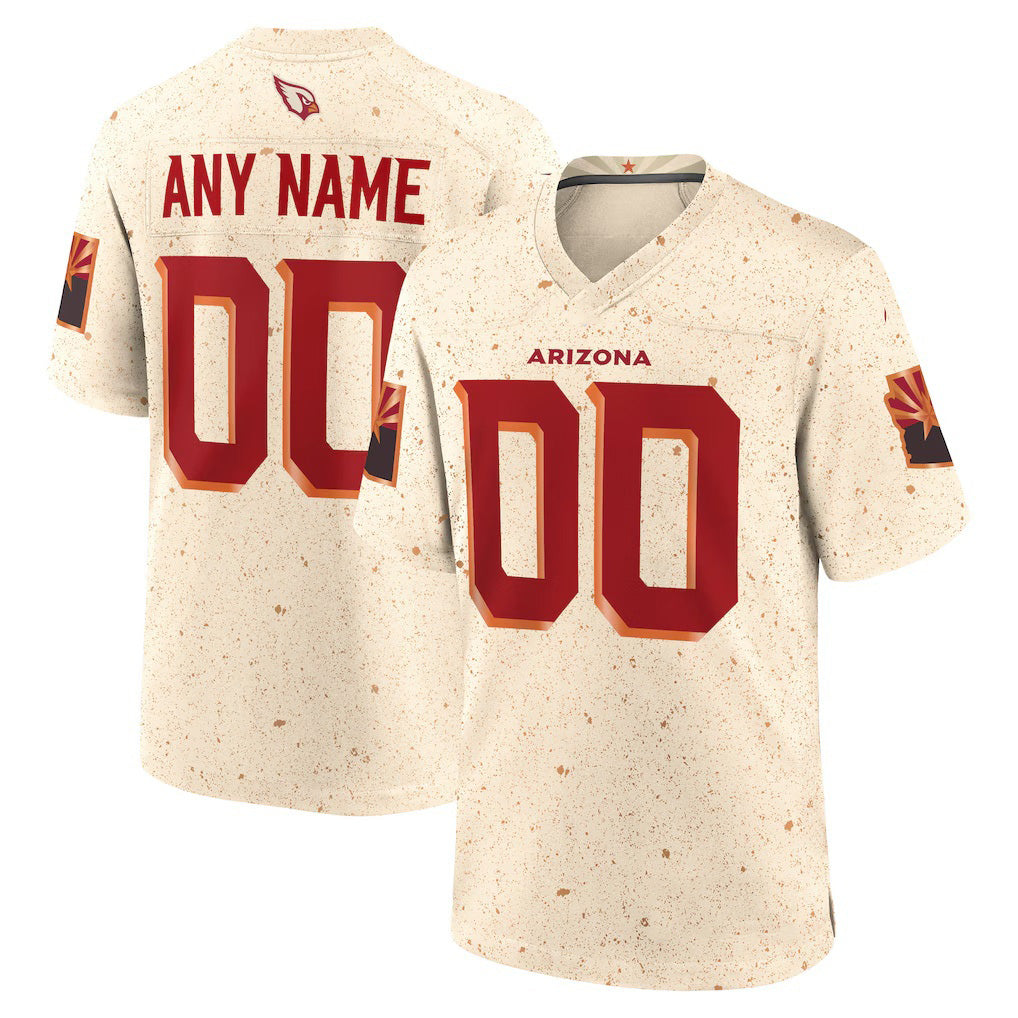 Custom A.Cardinals Natural Fedasgoge 2025 Rivalries Collection Game Jersey