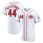 Cincinnati Reds #44 Elly De La Cruz Player White Fedasgoge Limited Elite Home Stitched Jerseys