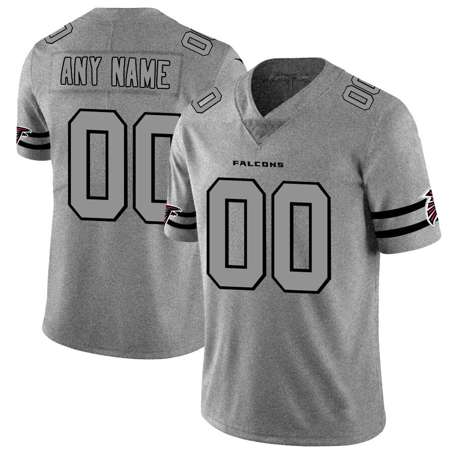 Custom A.Falcons 2019 Gray Gridiron Gray Fedasgoge Vapor Untouchable Limited Jersey