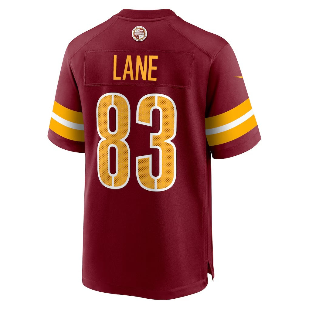 W.Commanders #83 Jaylin Lane Burgundy Fedasgoge Team Game Jersey