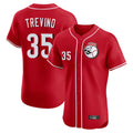 Cincinnati Reds #35 Jose Trevino Player Red Fedasgoge Limited Elite Home Game Stitched Jerseys