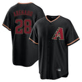 Arizona Diamondbacks #28 Nolan Arenado Player Black Fedasgoge Limited Home Stitched Jerseys