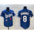 Los Angeles Dodgers #8 Enrique Hernandez Royal Fedasgoge 2025 Tokyo Series Limited Stitched Jersey