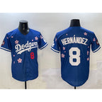 Los Angeles Dodgers #8 Enrique Hernandez Royal Fedasgoge 2025 Tokyo Series Limited Stitched Jersey