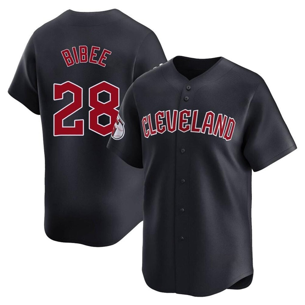 Cleveland Guardians #28 Tanner Bibee Player Navy Fedasgoge Limited Home Game Stitched Jerseys