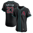 Arizona Diamondbacks #23 Zac Gallen Player Black Fedasgoge Limited Elite Home Game Stitched Jerseys