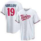 Minnesota Twins #19 Alex Kirilloff White Fedasgoge Cool Base Stitched Jerseys