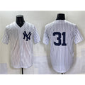 New York Yankees #31 Ichiro Suzuki White Fedasgoge Cool Base Limited Stitched Jersey