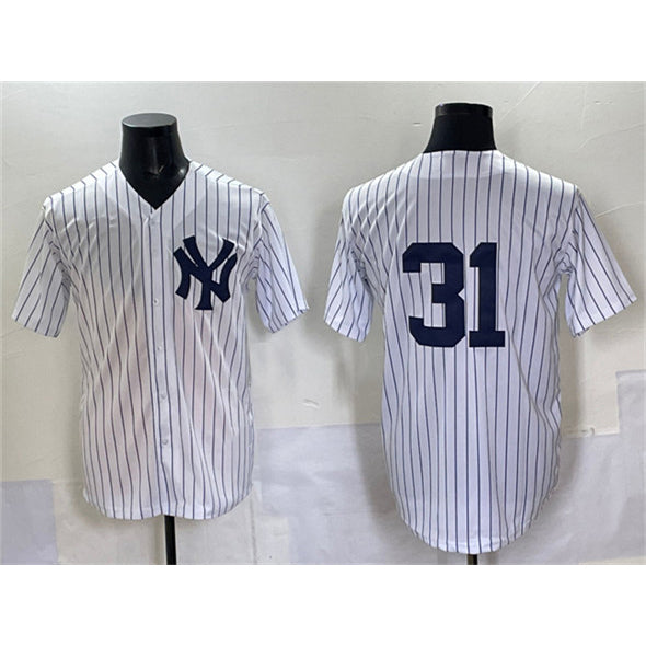 New York Yankees #31 Ichiro Suzuki White Fedasgoge Cool Base Limited Stitched Jersey