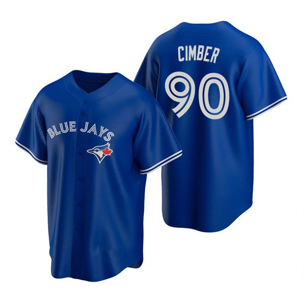Toronto Blue Jays #90 Adam Cimber Royal Fedasgoge Alternate Cool Base Jersey