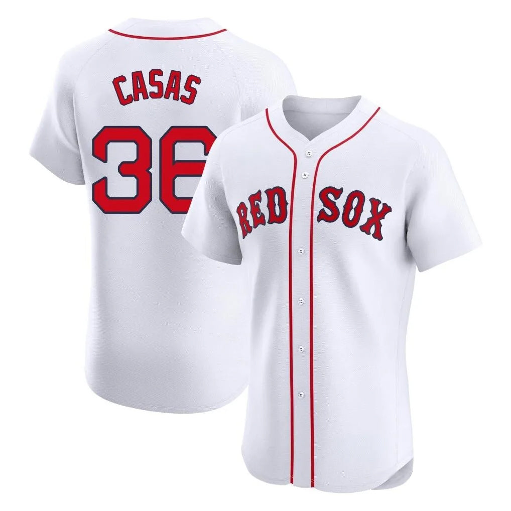 Boston Red Sox #36 Triston Casas Player White Fedasgoge Limited Elite Home Game Stitched Jerseys1