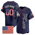 Custom Los Angeles Angels  America 250 Edition Vapor Premier Limited Navy Fedasgoge Stitched Jerseys