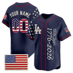 Custom Los Angeles Angels  America 250 Edition Vapor Premier Limited Navy Fedasgoge Stitched Jerseys