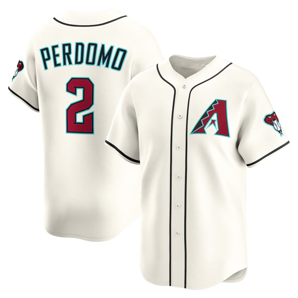 Arizona Diamondbacks #2 Geraldo Perdomo Cream Fedasgoge Home Limited Player Jersey