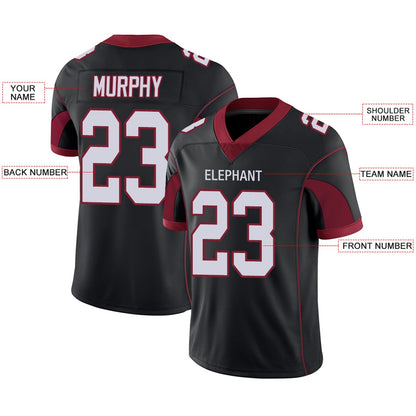 Custom Team Player or Personalized Design Your Own Name for Men's Women's Youth Jerseys Red Football Jerseys